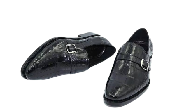 Crocodile Skin Formal Loafers