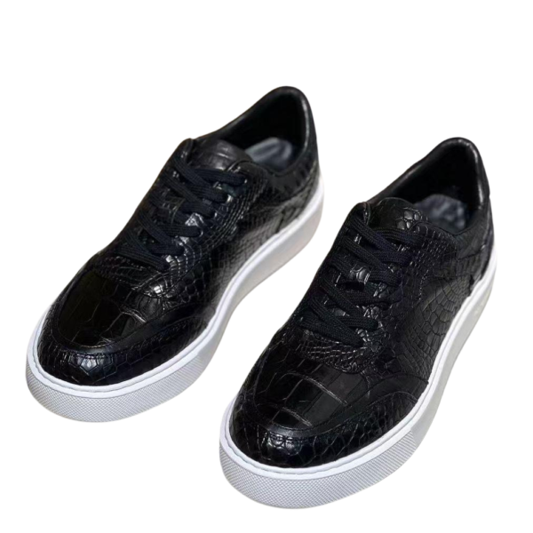 Crocodile Skin Sneakers