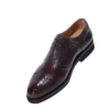 Ostrich Skin Classic Lace-Up Dress Shoes
