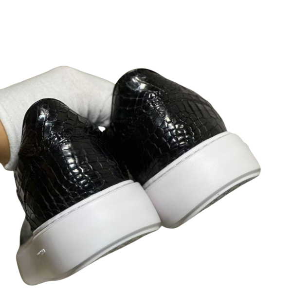 Crocodile Skin Sneakers