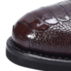 Ostrich Skin Classic Lace-Up Dress Shoes
