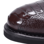 Ostrich Skin Classic Lace-Up Dress Shoes