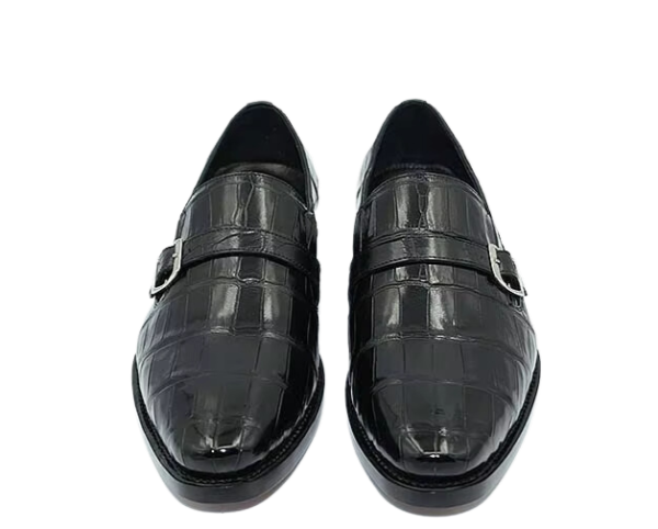 Crocodile Skin Formal Loafers