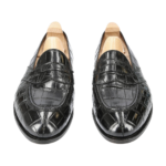 Crocodile Belly Skin Loafers