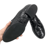 Crocodile Leather Tassel Loafers-alt11