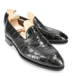 Crocodile Belly Skin Loafers