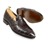 Crocodile Belly Skin Loafers