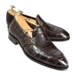 Crocodile Belly Skin Loafers