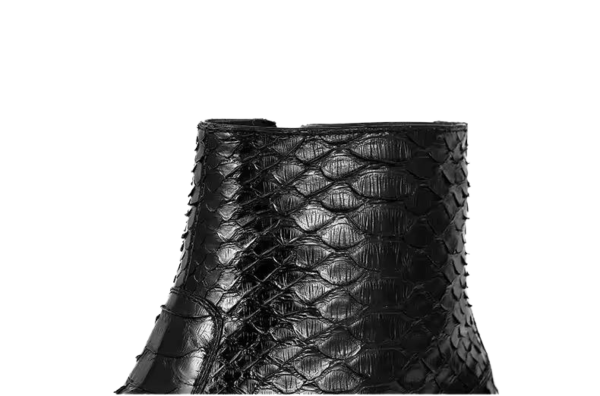 Python Snake Ankle Boots