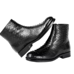 Python Snake Ankle Boots