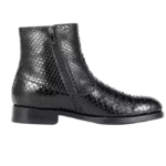 Python Snake Ankle Boots