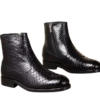 Python Snake Ankle Boots