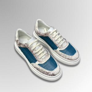 Crocodile Skin Sneakers