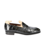 Crocodile Belly Skin Loafers