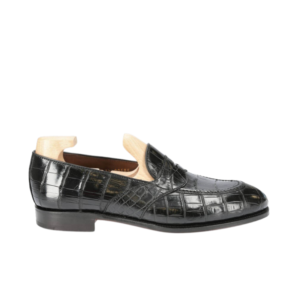 Crocodile Belly Skin Loafers