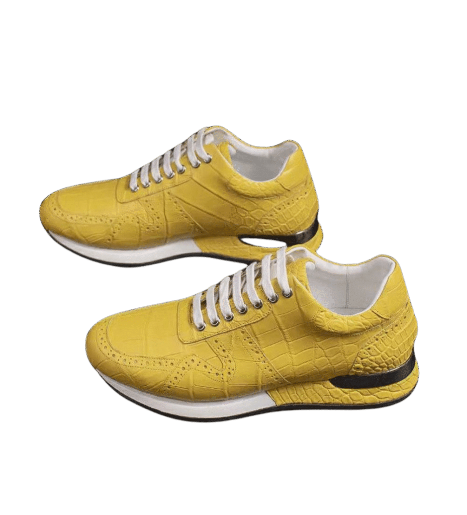 Crocodile Belly Leather Sneakers-alt6