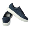 crocodile skin suede sneakers