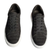 crocodile skin suede sneakers