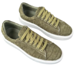 crocodile skin suede sneakers