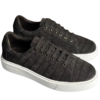 crocodile skin suede sneakers