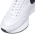 White crocodile skin sneakers-alt6