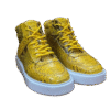 high python snake skin sneakers
