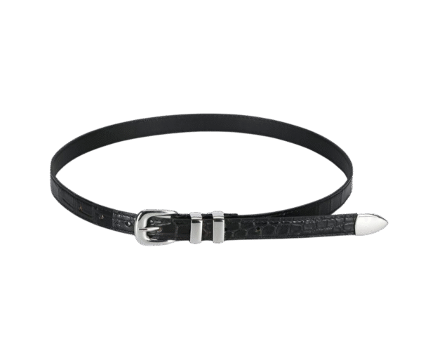 Crocodile Leather Belt For Women