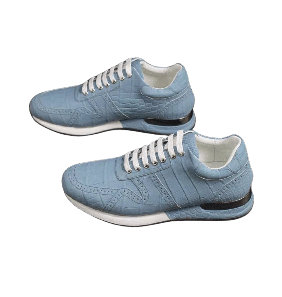 Crocodile Belly Leather Sneakers-alt17