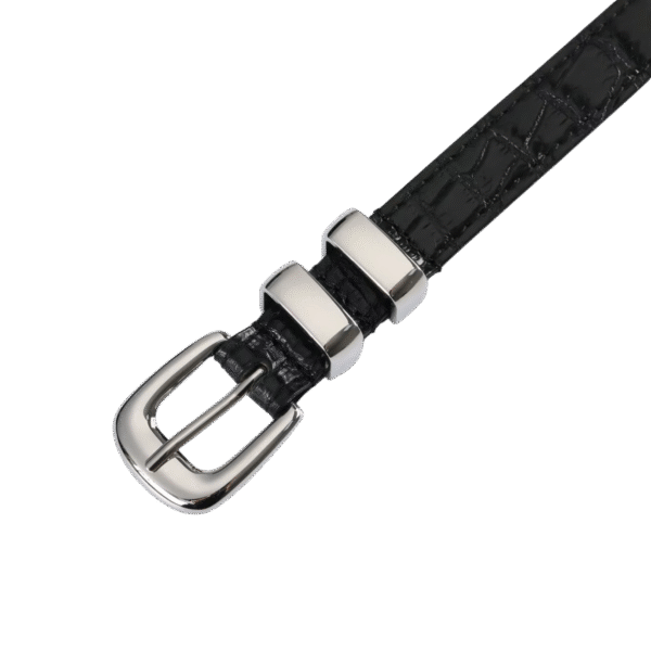 Crocodile Leather Belt For Women