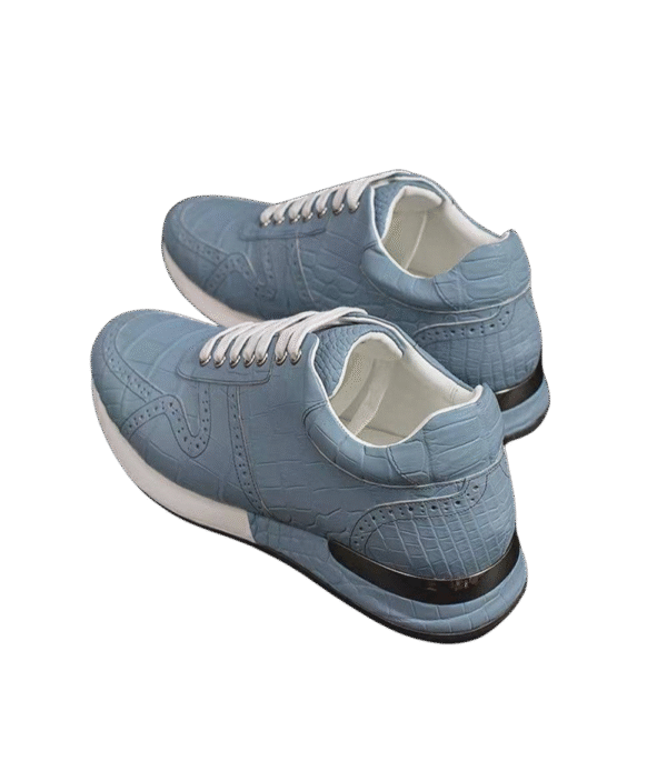 Crocodile Belly Leather Sneakers