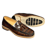 Handpainted Crocodile Skin Loafers-alt8