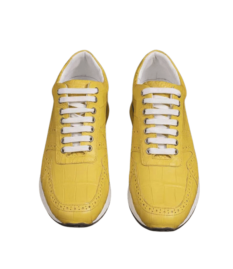 Crocodile Belly Leather Sneakers-alt9