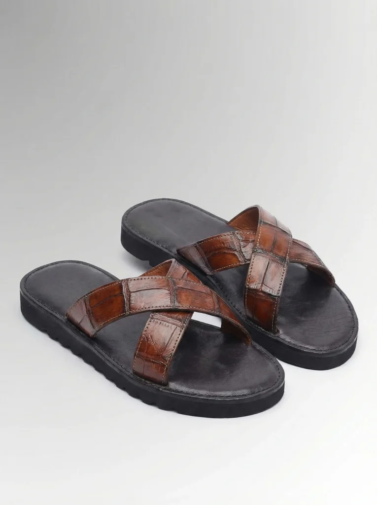 Alligator Skin Sandals