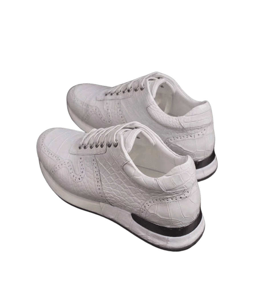 Crocodile Belly Leather Sneakers-alt5