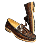 Handpainted Crocodile Skin Loafers-alt7