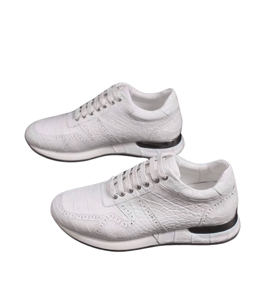 Crocodile Belly Leather Sneakers-alt3