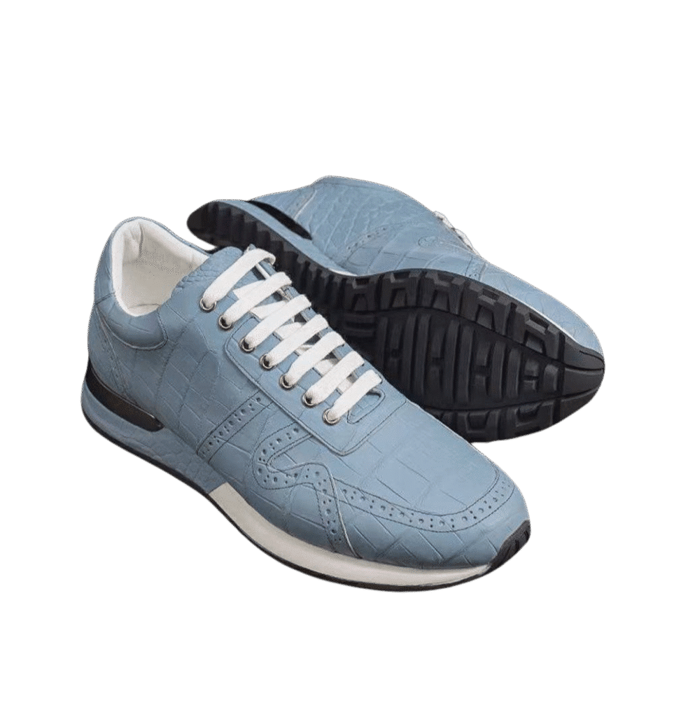 Crocodile Belly Leather Sneakers-alt20
