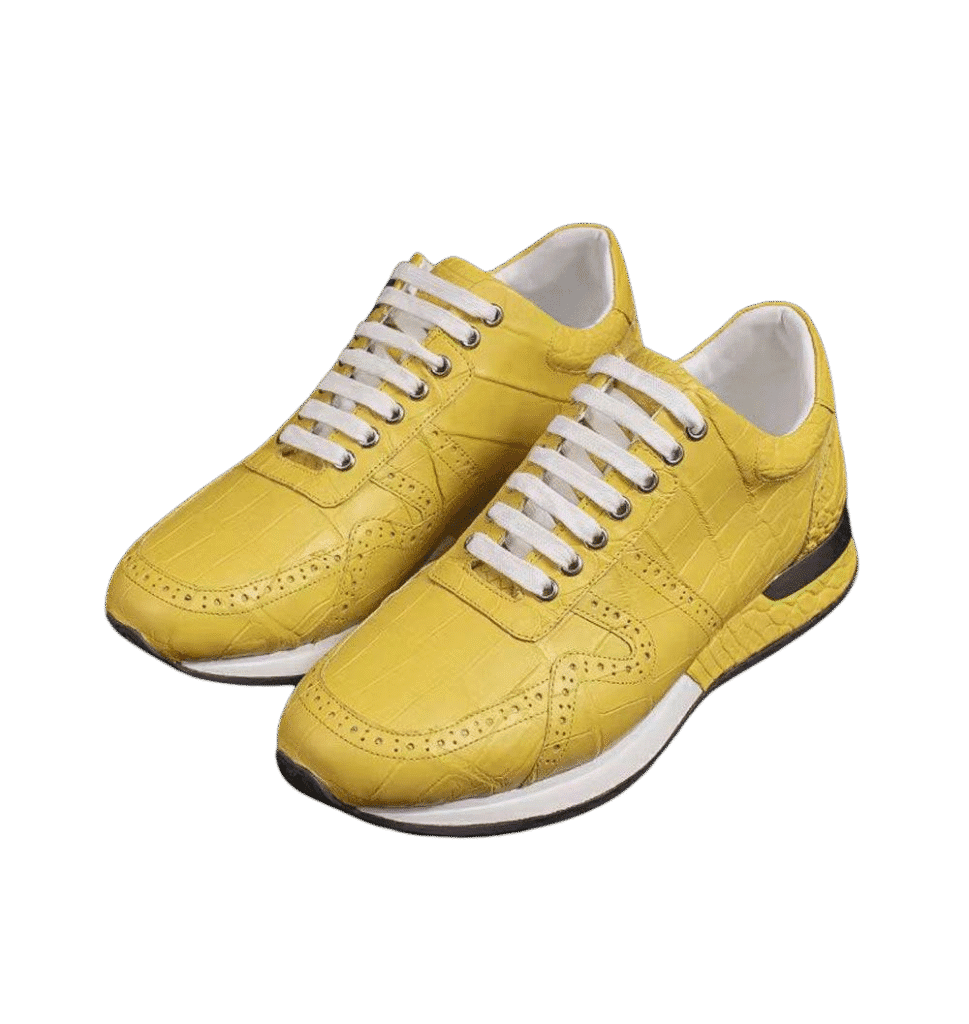 Crocodile Belly Leather Sneakers-alt10
