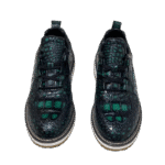 Handpainted Crocodile Skin Brogue Derby Shoes-alt2