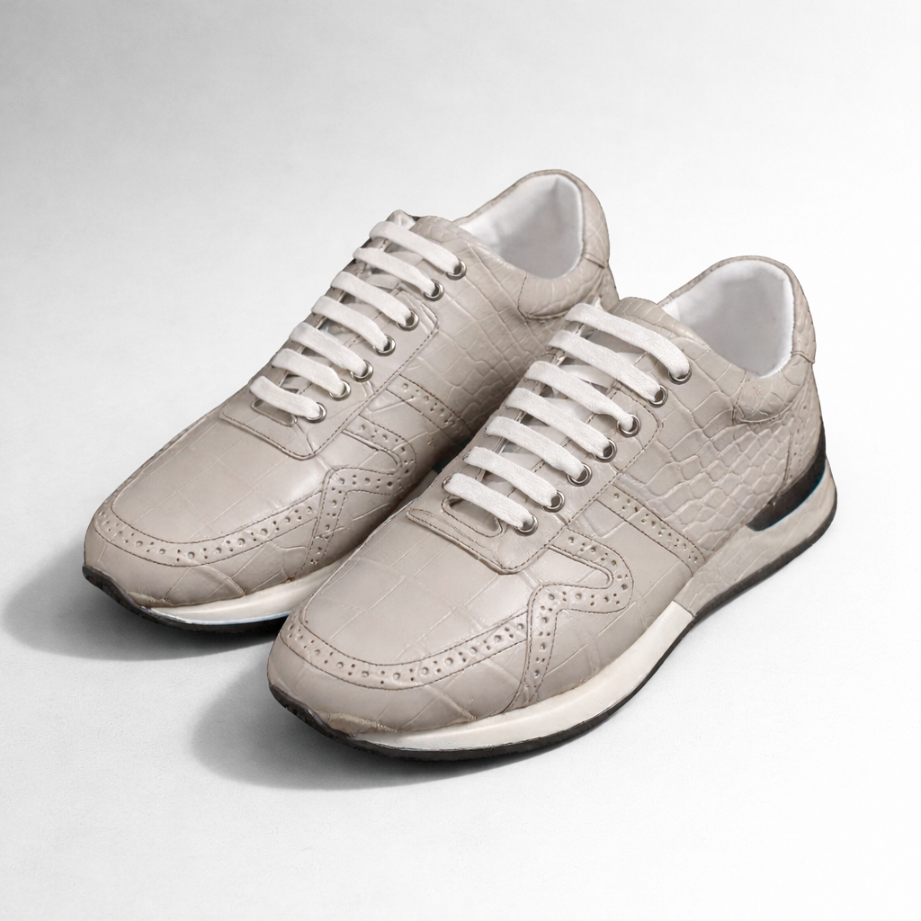 Alligator Leather Sneakers