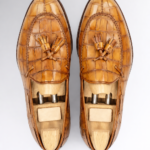 Alligator Leather Tassel Loafers