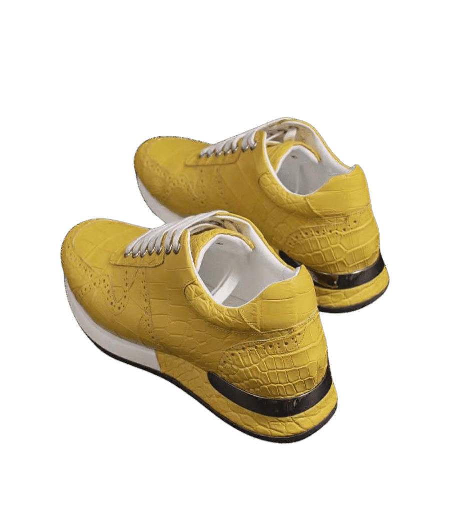 Crocodile Belly Leather Sneakers-alt7