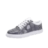 silver crocodile skin sneakers
