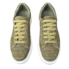 crocodile skin suede sneakers