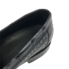 Midnight Black Crocodile Penny Loafers