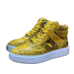 high python snake skin sneakers