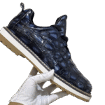 Handpainted Crocodile Skin Brogue Derby Shoes-alt9