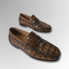 Hand-painted Crocodile Loafers