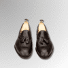 Lizard Skin Tassel Loafers