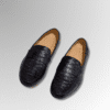 Python Snake Leather Loafers
